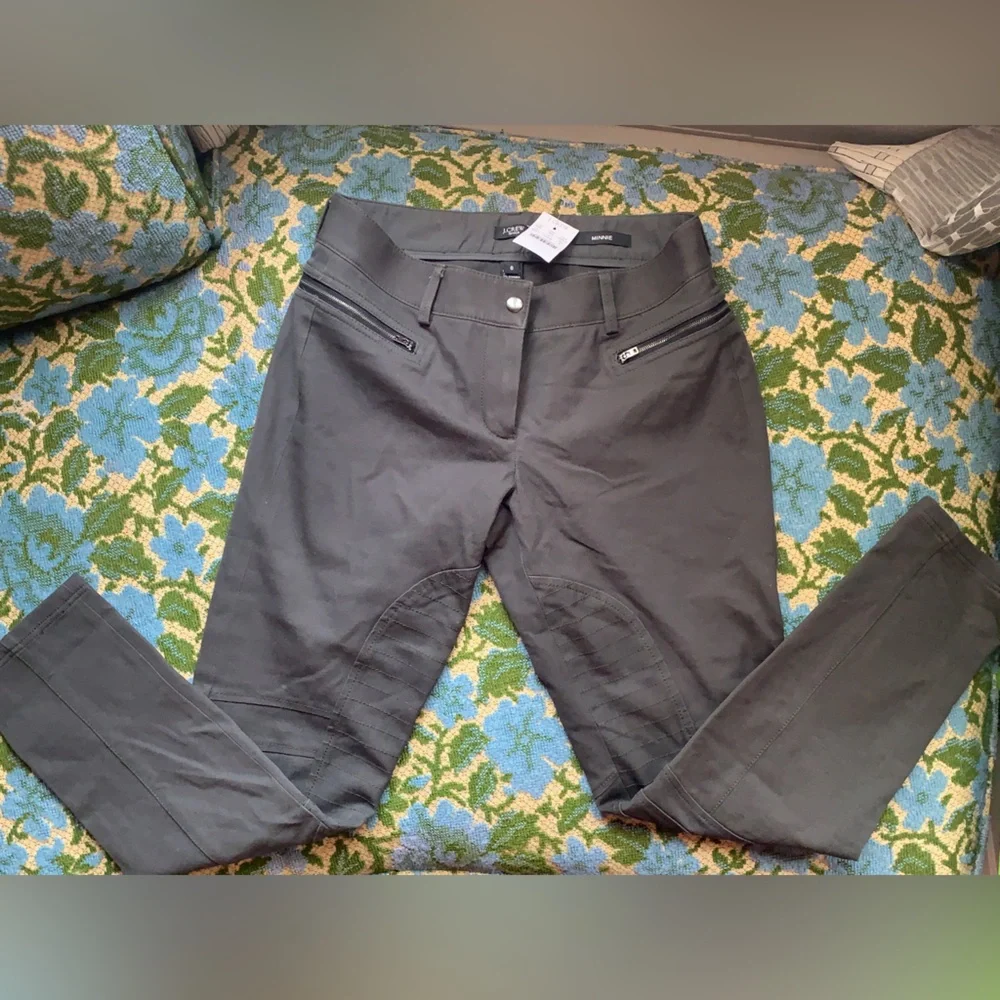 J Crew NWTs 2010 ish size 6 moto pants - Picture 4 of 6